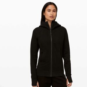 Lululemon Scuba Hoodie Light Cotton Fleece, Black, 6